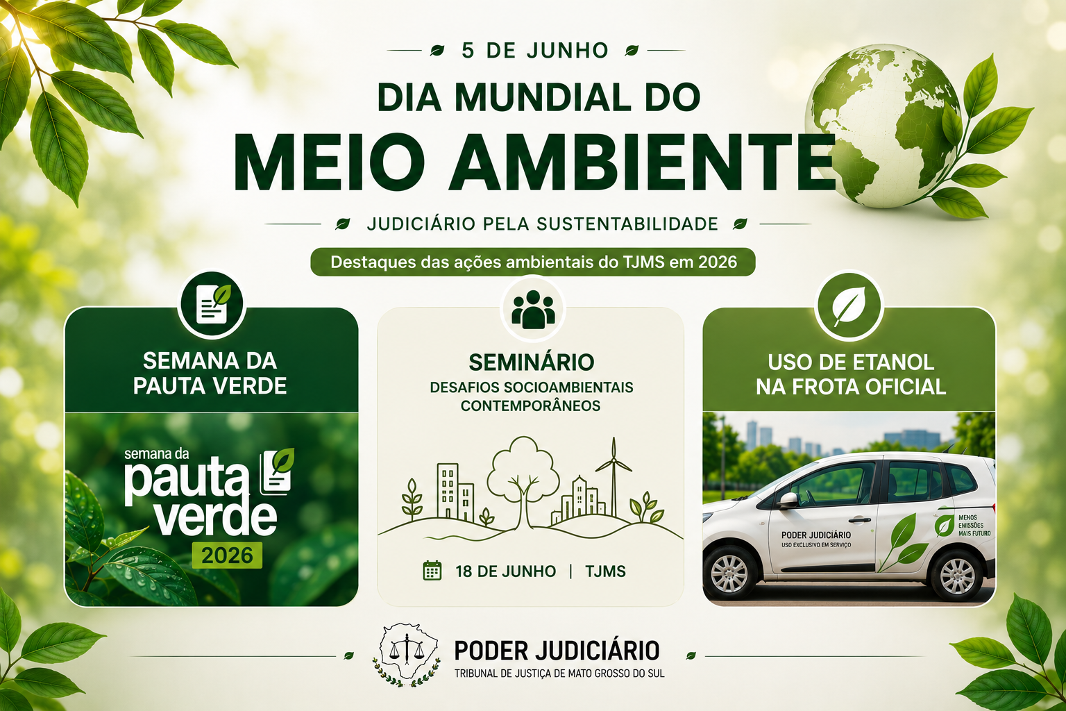 TJMS amplia ações sustentáveis, reforçando compromisso ambiental