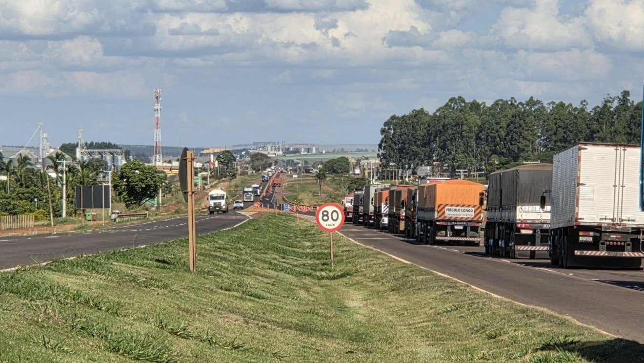 Motiva Pantanal faz obras na BR-163 em São Gabriel do Oeste e altera tráfego
