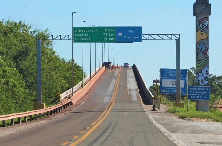 Obras alteram trânsito em pontes de Corumbá e do Rio Miranda