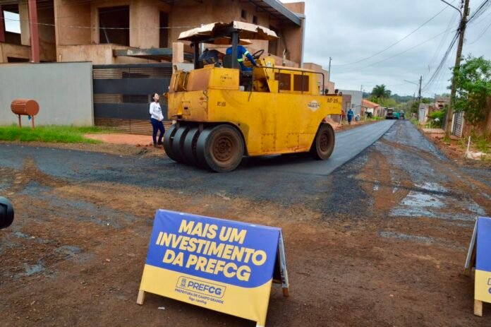 Bairro Jardim das Perdizes ganha asfalto em dez ruas 