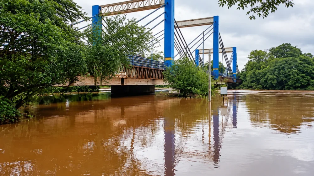 DNIT não vê danos maiores em ponte sobre o Rio Dourados após vistoria