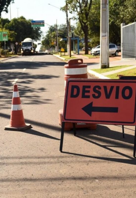 Três trechos de ruas e avenidas terão interdições em Campo Grande nesta segunda
